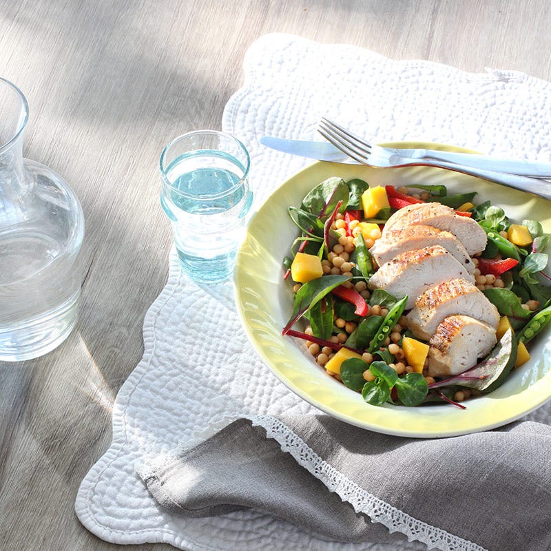 Foto av Grillad kycklingfilé med pärlcouscous från WW ViktVäktarna