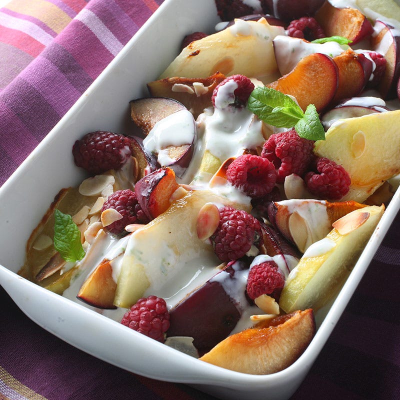 Foto av Varm fruktsallad med limesås från WW ViktVäktarna