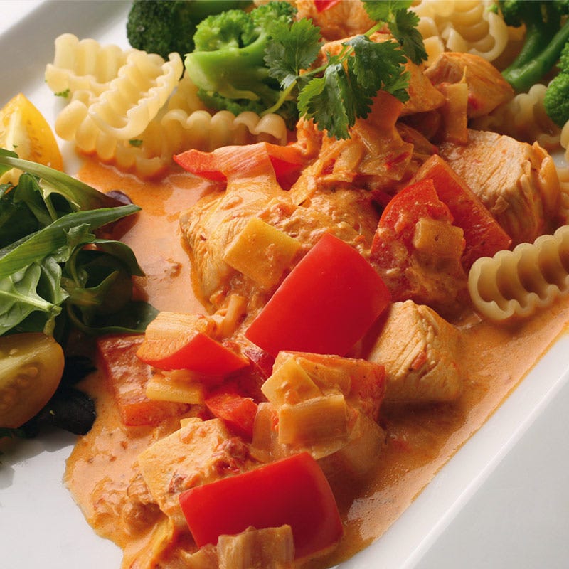 Foto av Pasta med kyckling i röd sås från WW ViktVäktarna