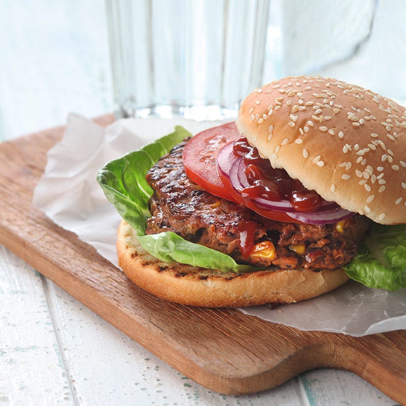 Foto av Bönburgare med majs och morot från WW ViktVäktarna