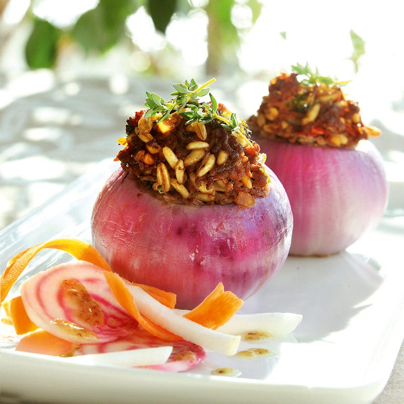 Foto av Köttfärsfyllda rödlökar med kamutvete från WW ViktVäktarna