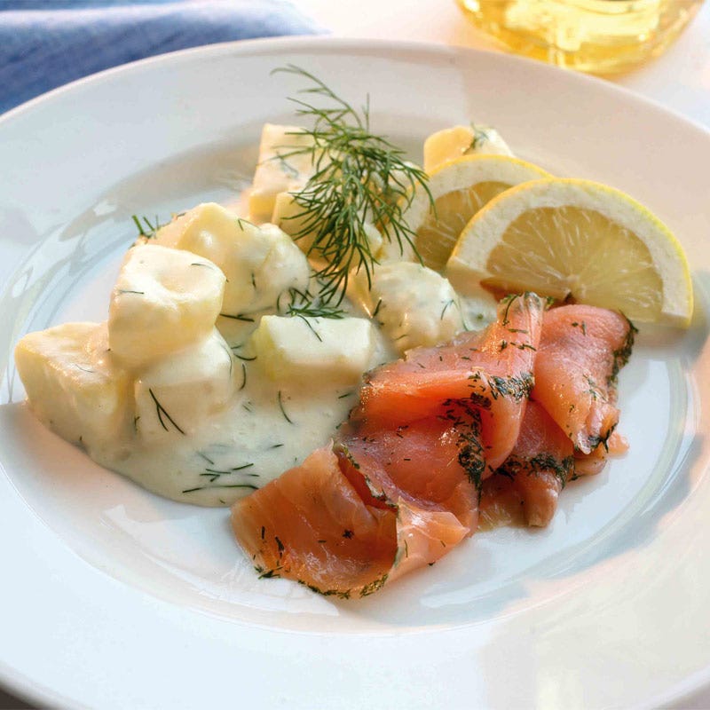 Foto av Gravad lax med dillstuvad potatis från WW ViktVäktarna