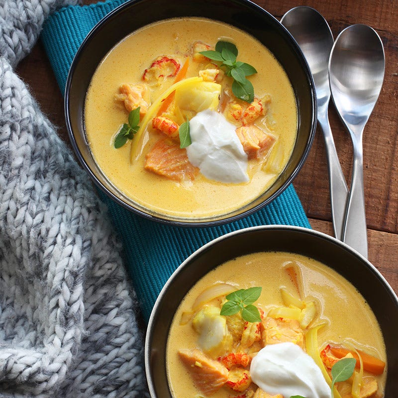 Foto av Fisksoppa med saffran från WW ViktVäktarna
