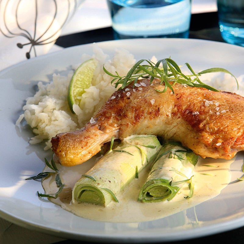 Foto av Kyckling med kokoskokt purjolök från WW ViktVäktarna