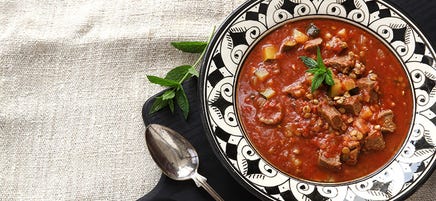 Italiensk kött- och linssoppa