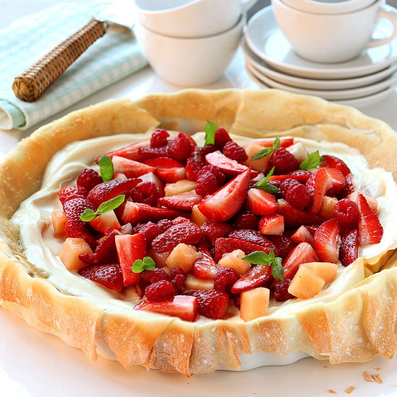 Foto av Melon- och bärpaj från WW ViktVäktarna