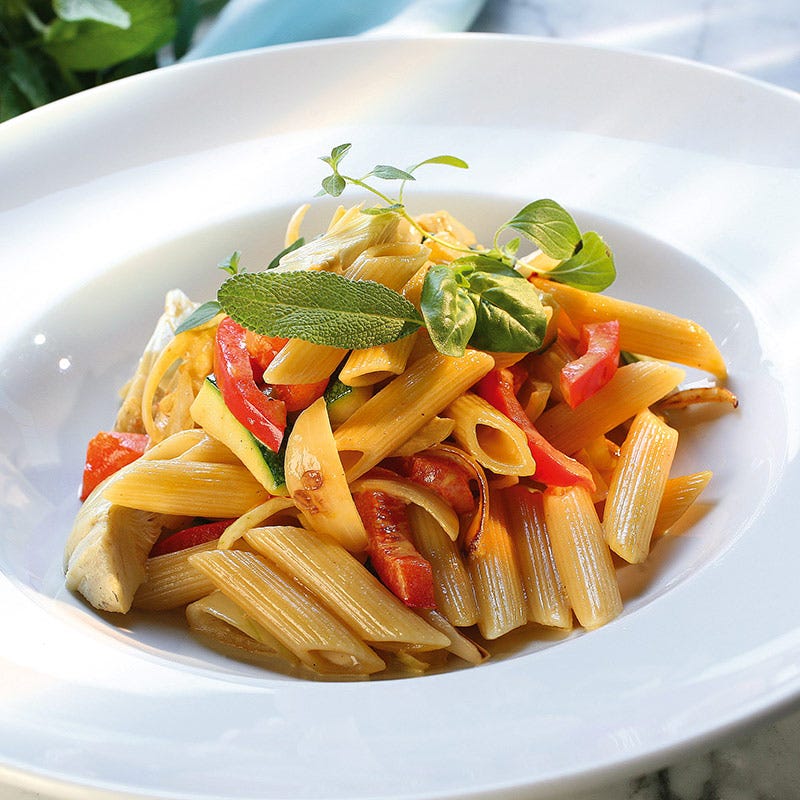 Foto av Penne med grönsaker i saffranssås från WW ViktVäktarna