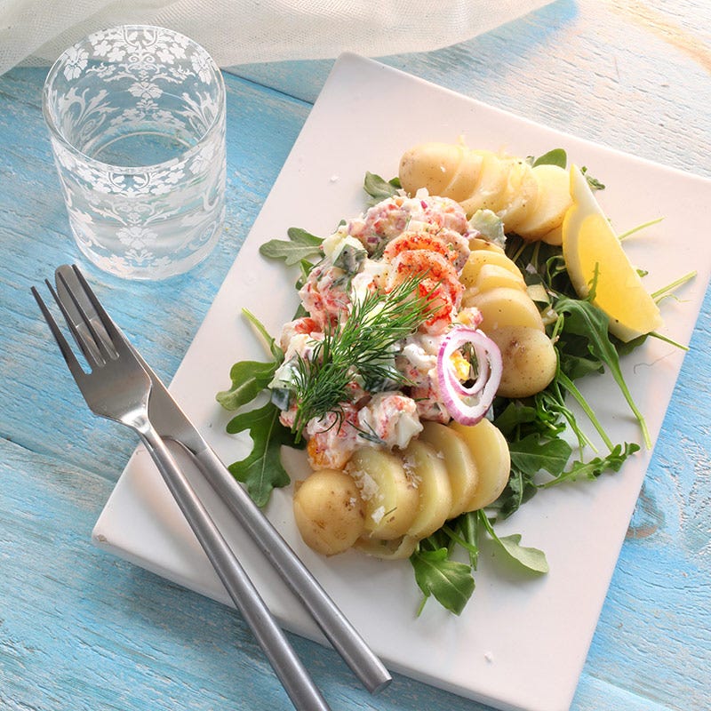 Foto av Kräftsallad med potatis och ägg från WW ViktVäktarna