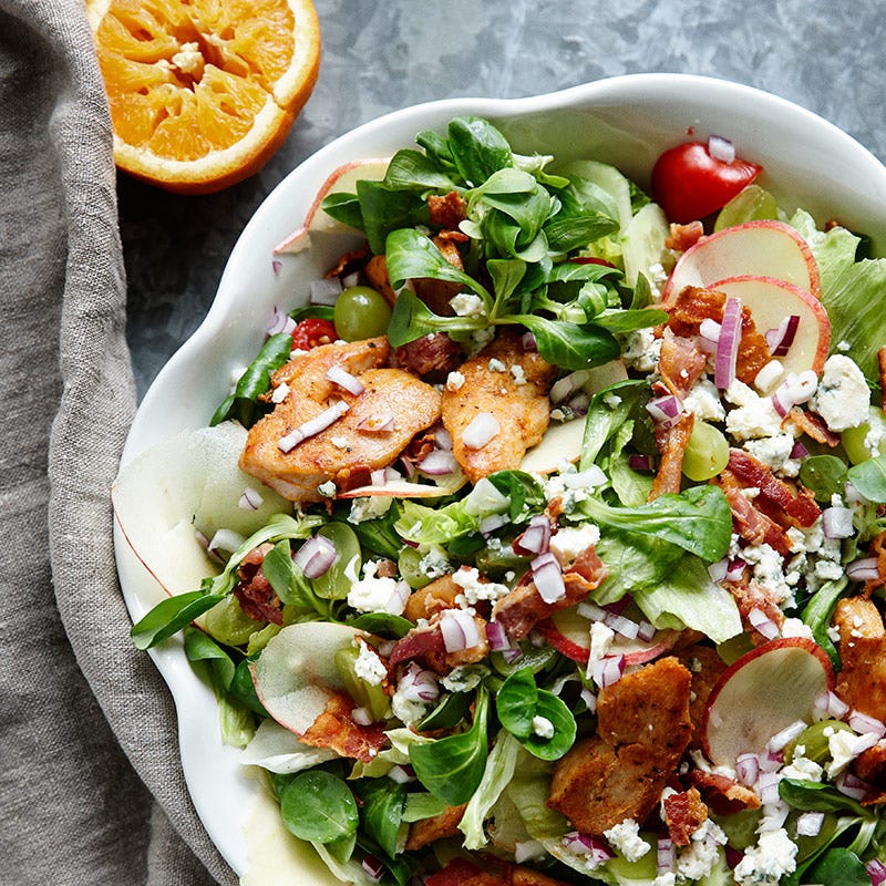 Foto av Kycklingsallad med ädelost och bacon från WW ViktVäktarna