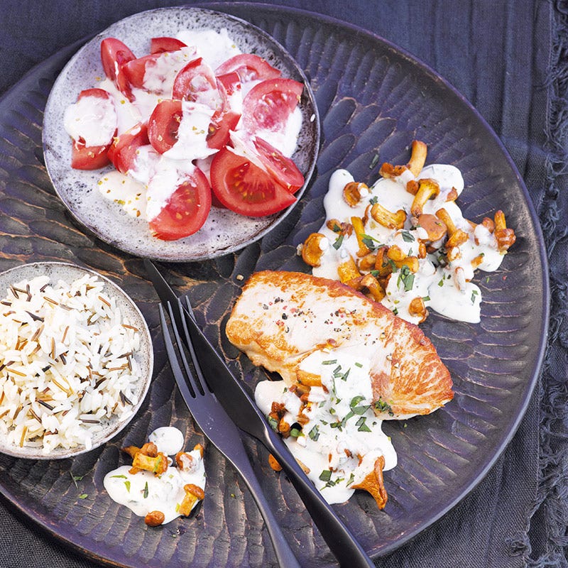 Foto av Fläskkotlett med kantarellsås från WW ViktVäktarna