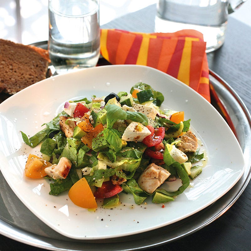 Foto av Kycklingsallad på grekiskt vis från WW ViktVäktarna