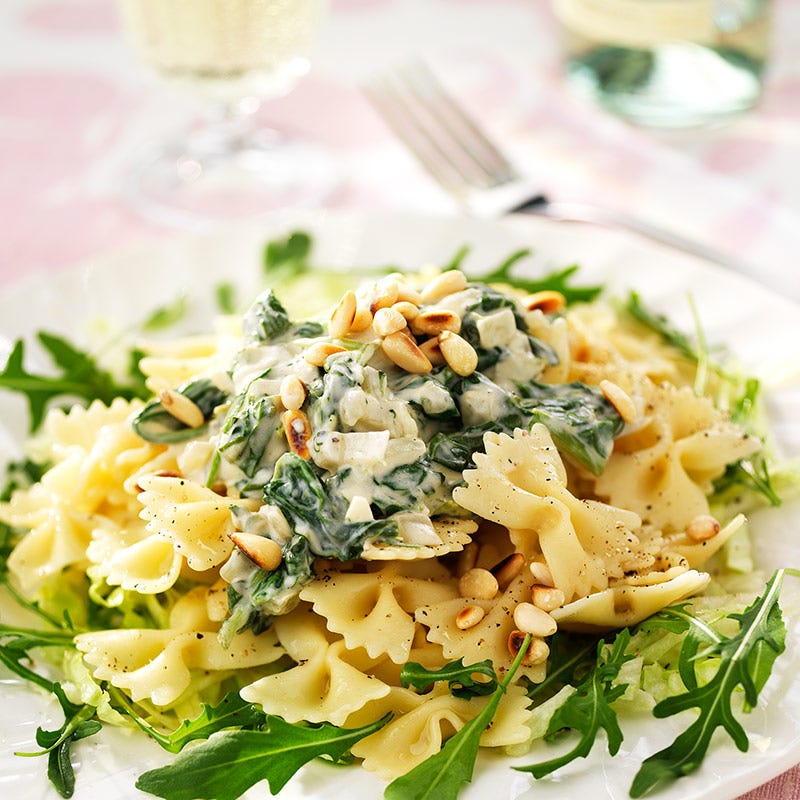 Foto av Pasta med spenat- och ricottasås från WW ViktVäktarna