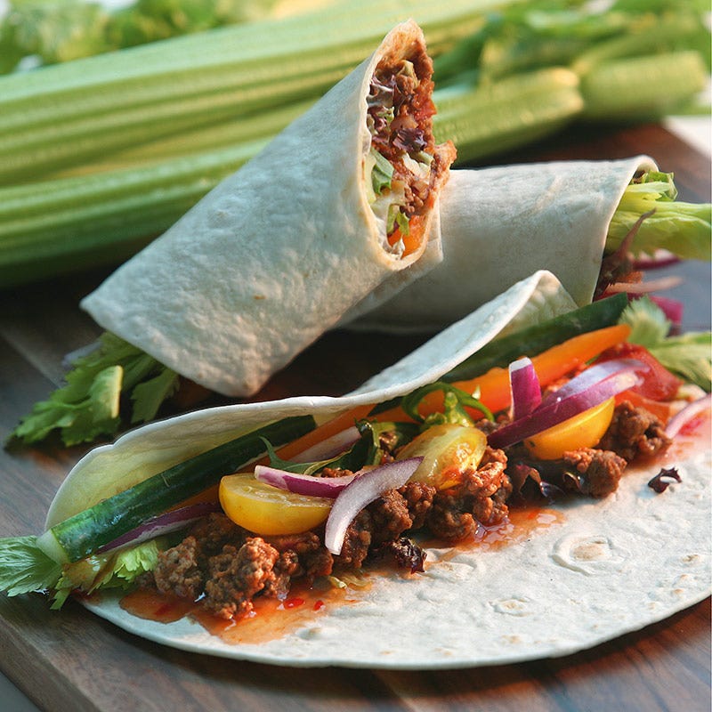 Foto av Färsfyllda wraps från WW ViktVäktarna