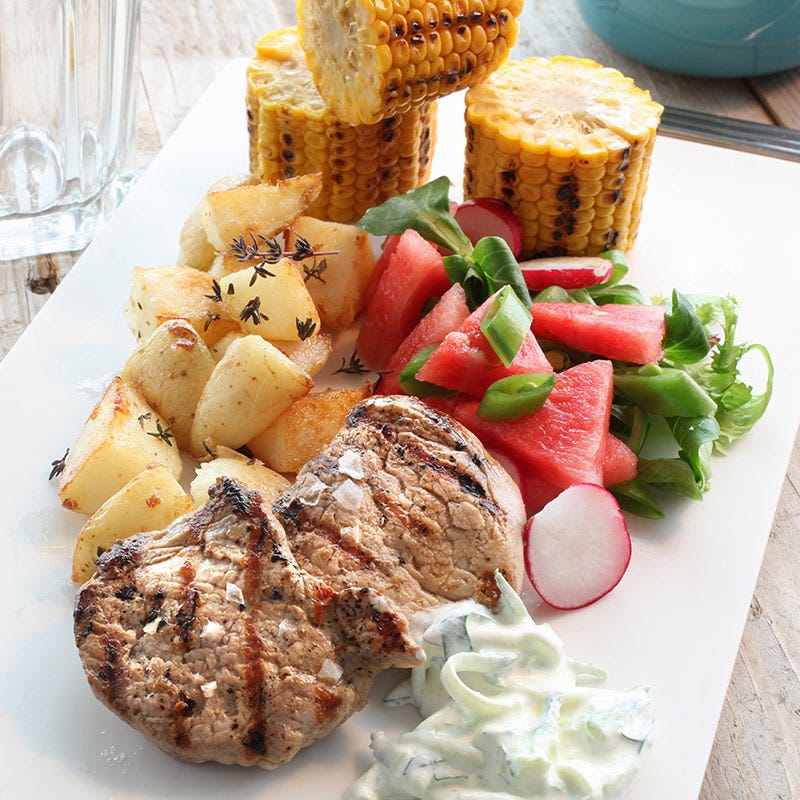 Foto av Grillad fläskfilé med ugnsrostad potatis från WW ViktVäktarna