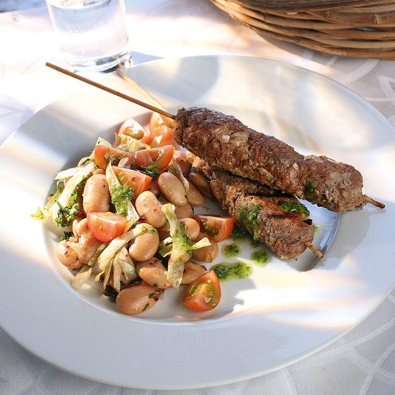 Foto av Färsspett med marinerade bönor från WW ViktVäktarna