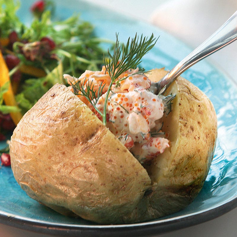 Foto av Bakad potatis med kräftröra från WW ViktVäktarna