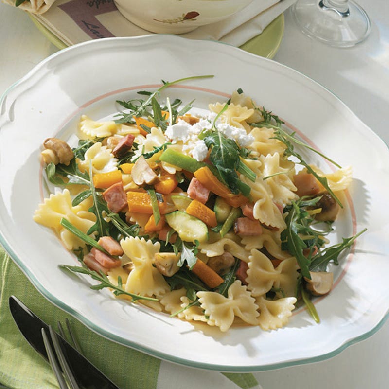 Foto av Ljummen pastasallad med skinka och fetaost från WW ViktVäktarna