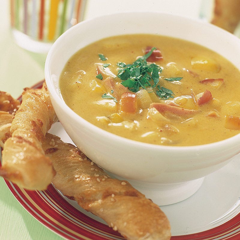 Foto av Currysoppa med skinka från WW ViktVäktarna