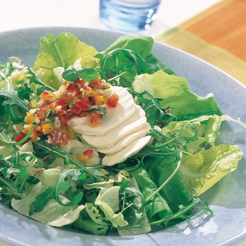 Foto av Mozzarellasallad och proscuittosalsa från WW ViktVäktarna