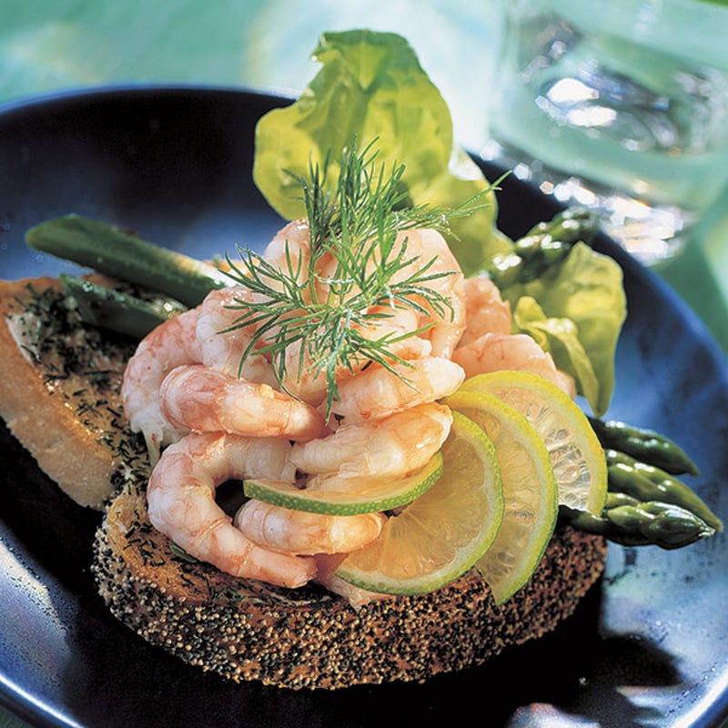 Foto av Räktoast med sparris från WW ViktVäktarna