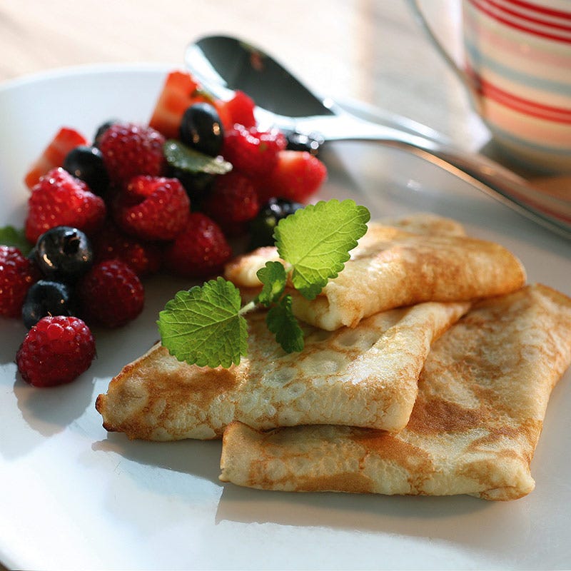 Foto av Thaipannkakor med bärsallad från WW ViktVäktarna