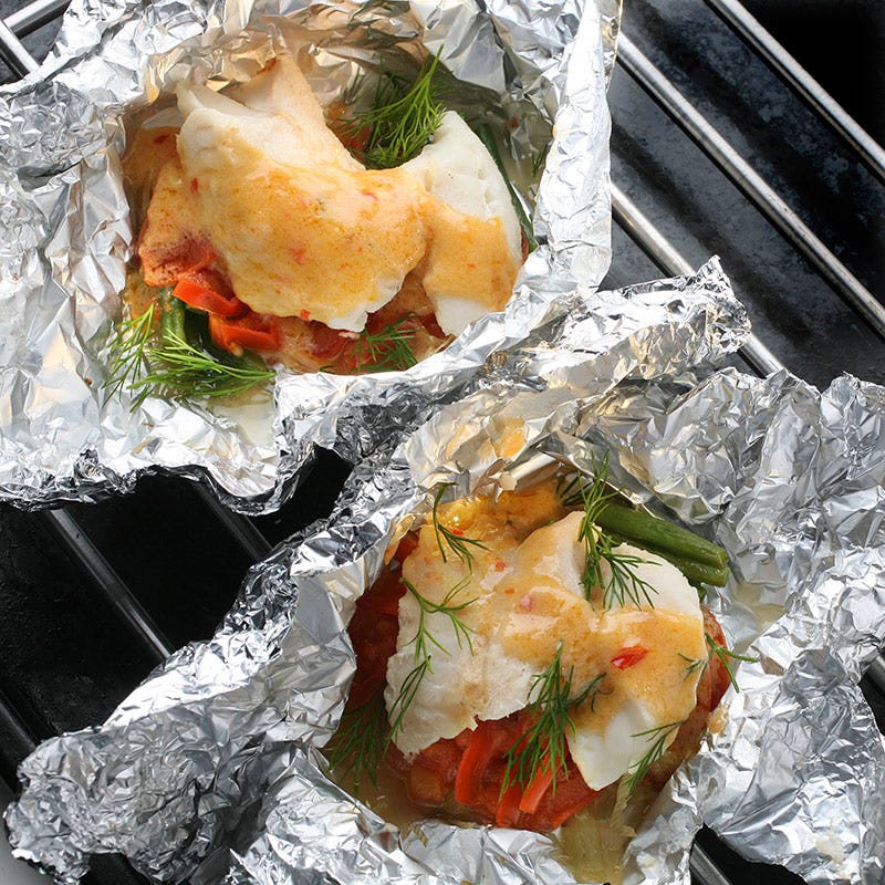 Foto av Fisk i folie från WW ViktVäktarna