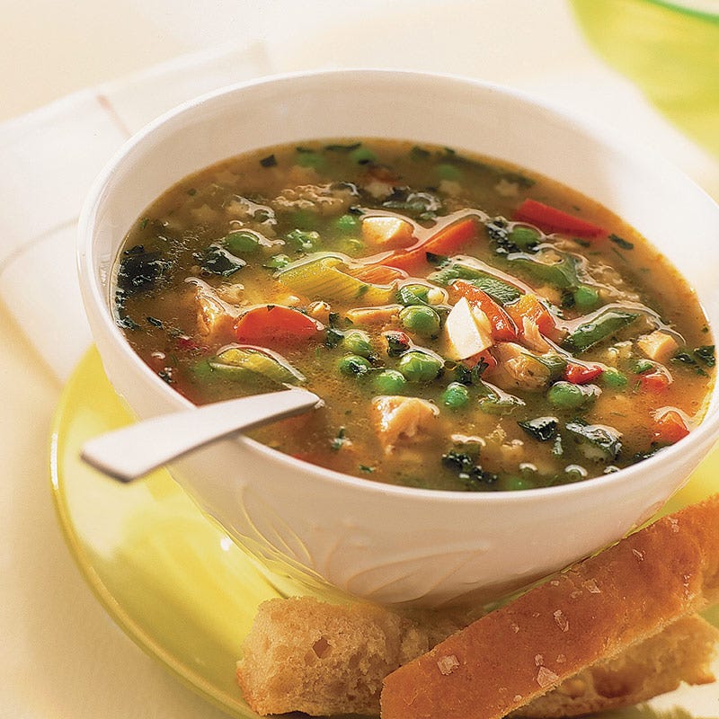 Foto av Kycklingsoppa och pasta från WW ViktVäktarna