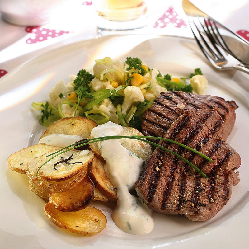 Foto av Grillad oxfilé med vitlökspotatis från WW ViktVäktarna