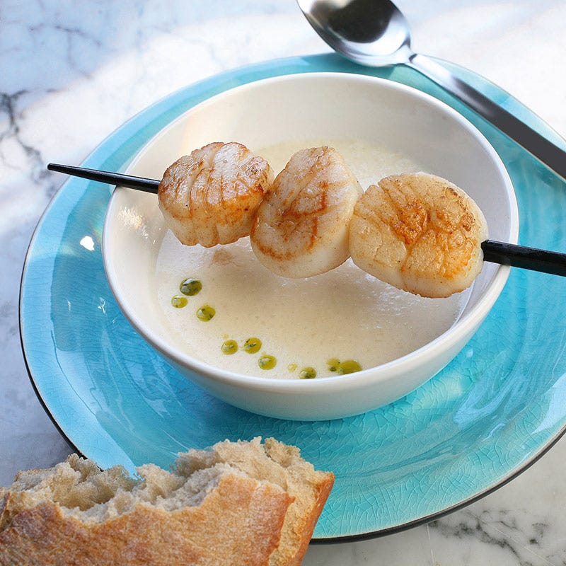 Foto av Soppa med rostade pilgrimsmusslor från WW ViktVäktarna