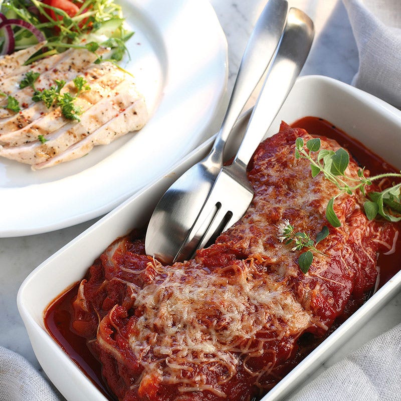 Foto av Grillad kyckling med ugnsbakad aubergine från WW ViktVäktarna