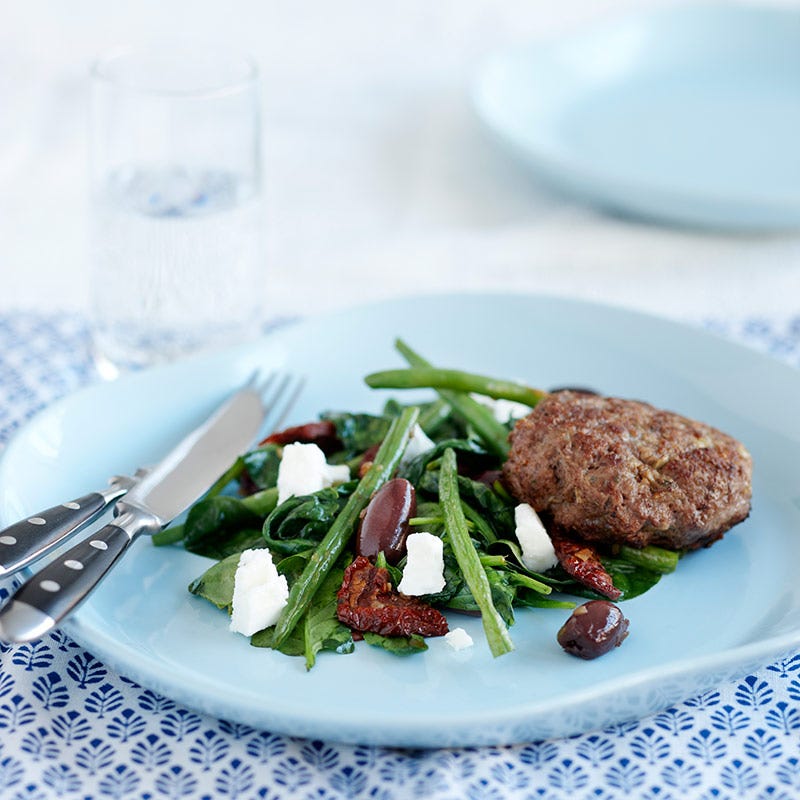 Foto av Pannbiffar med ljummen spenatsallad från WW ViktVäktarna