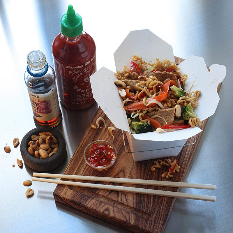 Foto av Pad thai med fläskfilé från WW ViktVäktarna