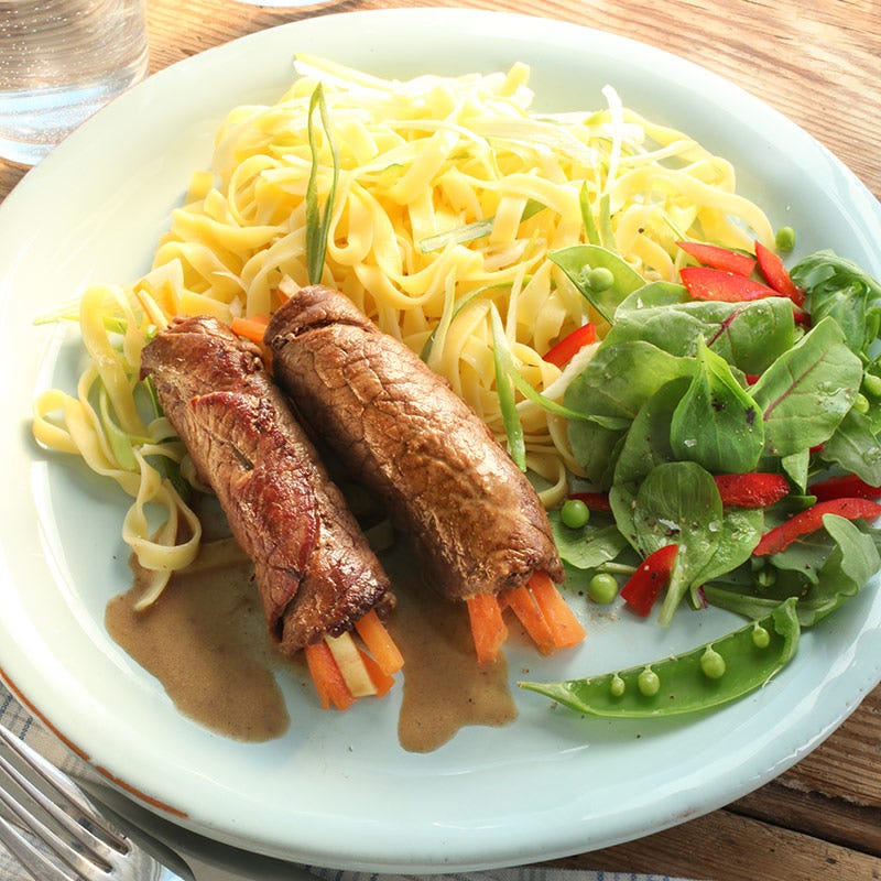 Foto av Morotsfyllda lövbiffsrulader från WW ViktVäktarna