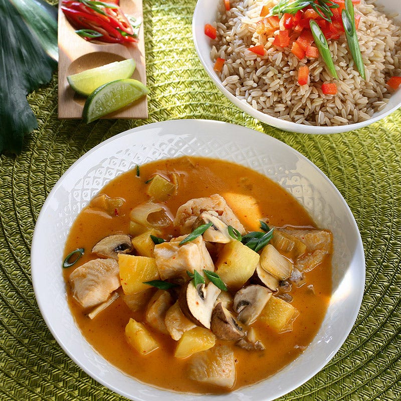 Foto av Ananas och fisk i röd curry från WW ViktVäktarna