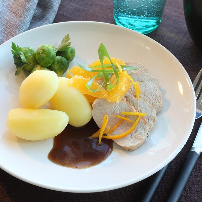 Foto av Stekt kalkonfilé med apelsinsås från WW ViktVäktarna