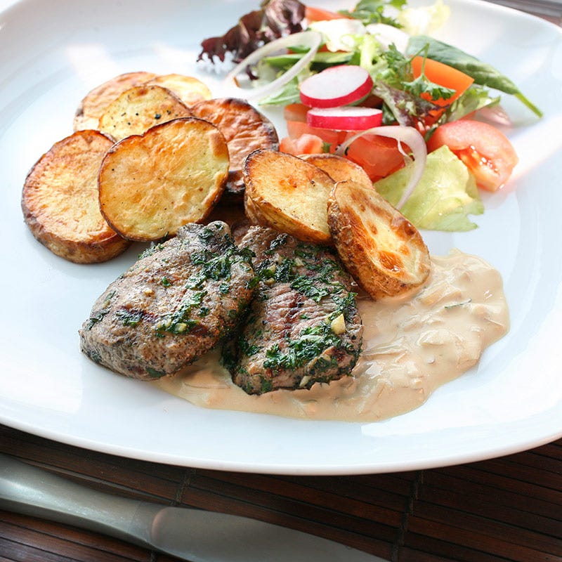 Foto av Lammkotletter, vitlökssås och potatis från WW ViktVäktarna