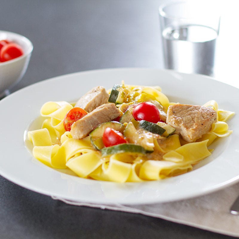 Foto av Pasta med fläskfilé och grönsaker från WW ViktVäktarna
