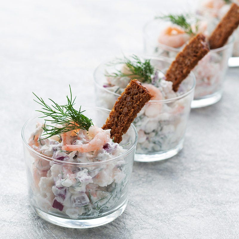 Foto av Skagenröra med rågbrödssticks från WW ViktVäktarna