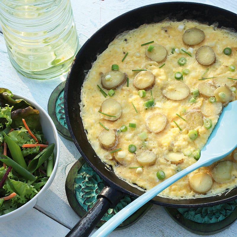 Foto av Omelett med mandelpotatis och västerbottensost från WW ViktVäktarna