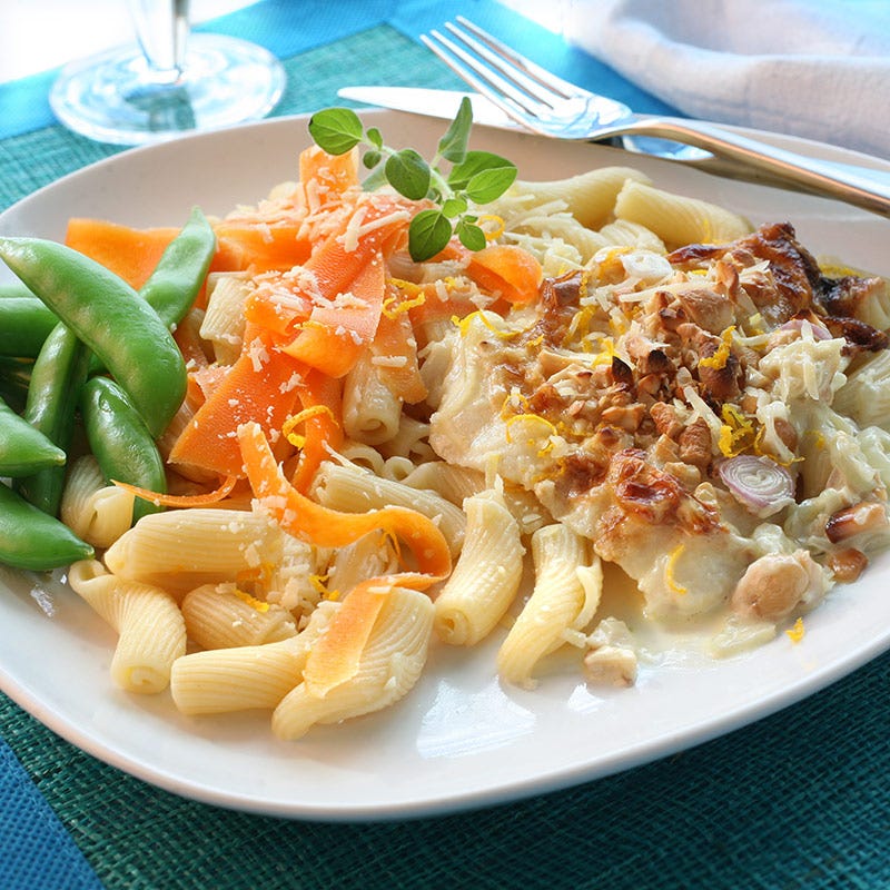 Foto av Cashewpanerad hokifilé från WW ViktVäktarna