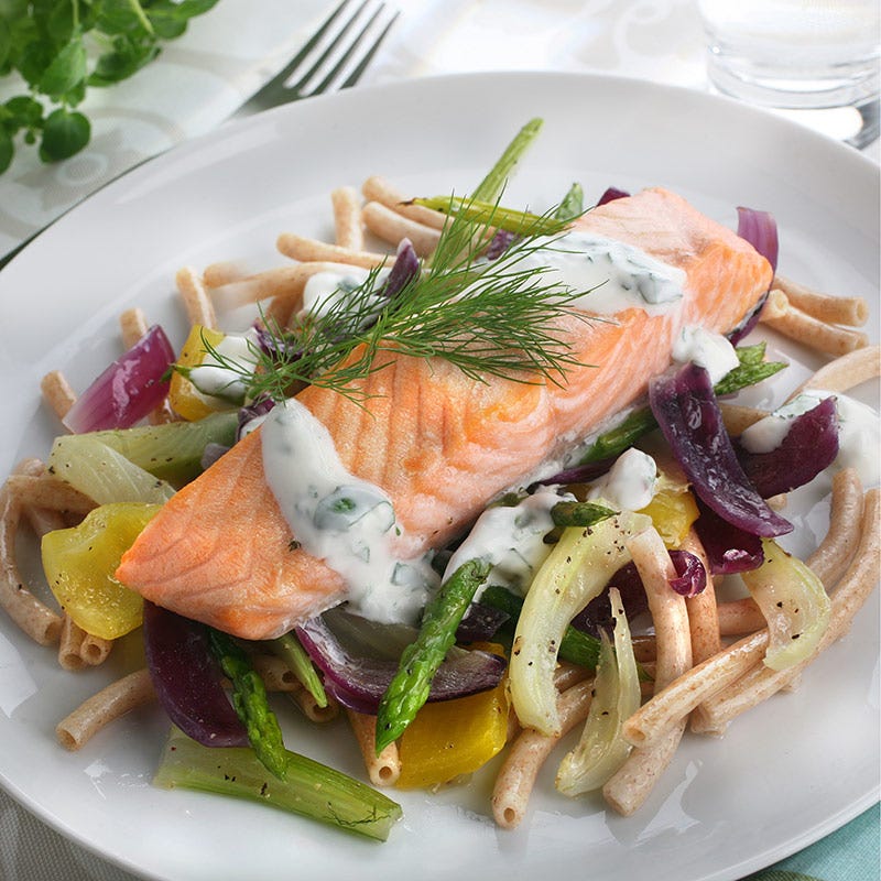 Foto av Grillad lax med grönsakspotpurri från WW ViktVäktarna