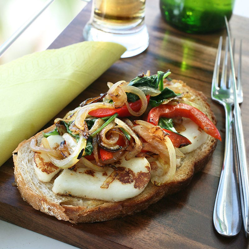 Foto av Varm macka med halloumi och grönsaker från WW ViktVäktarna