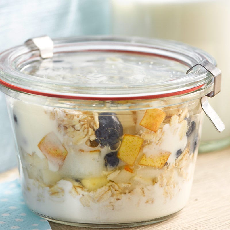 Foto av Overnight oats med frukt från WW ViktVäktarna