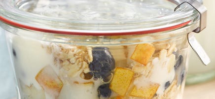 Overnight oats med frukt