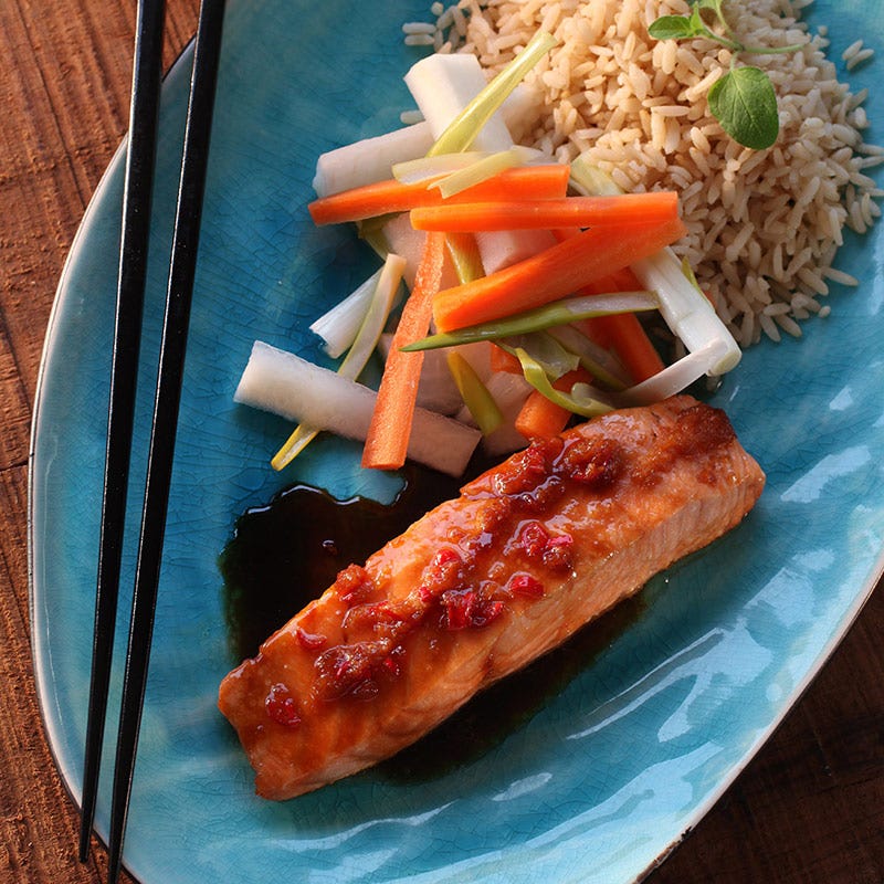 Foto av Asiatisk lax med picklade grönsaker från WW ViktVäktarna