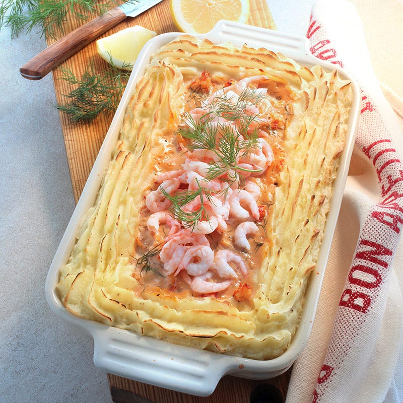 Fiskgratäng med chili och dill-image