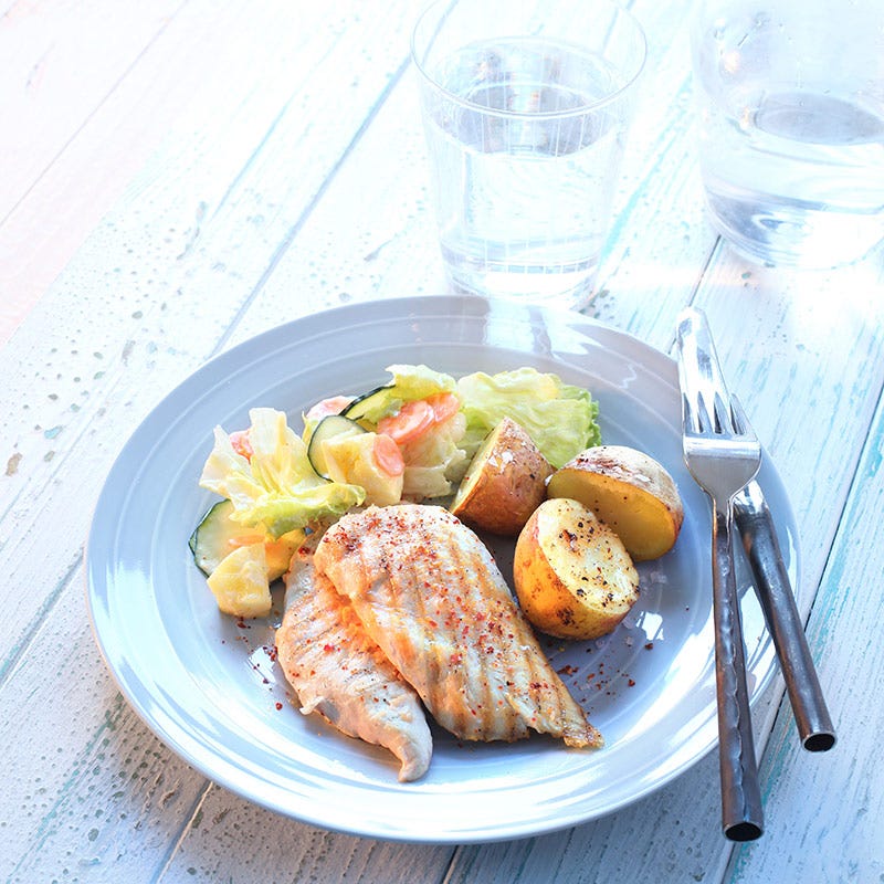 Foto av Grillad kyckling med krämig senapsdressing från WW ViktVäktarna