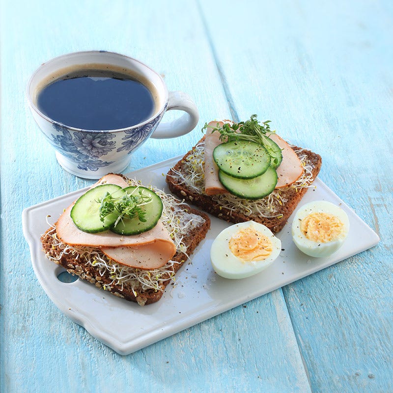 Foto av Rågmackor med kyckling och ägg från WW ViktVäktarna