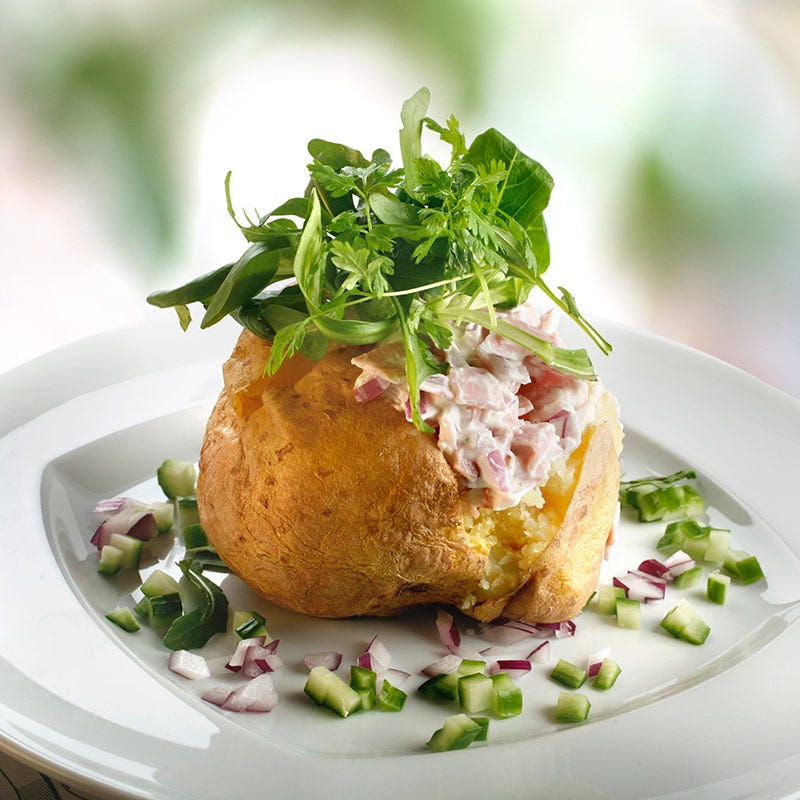 Foto av Bakad potatis med skinkfyllning från WW ViktVäktarna