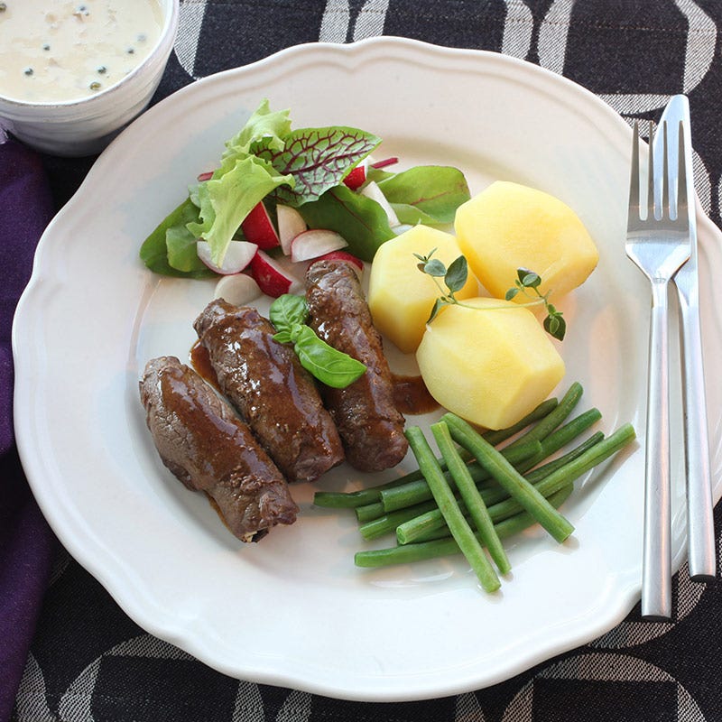 Foto av Lövbiffsrulader med pepparsås från WW ViktVäktarna